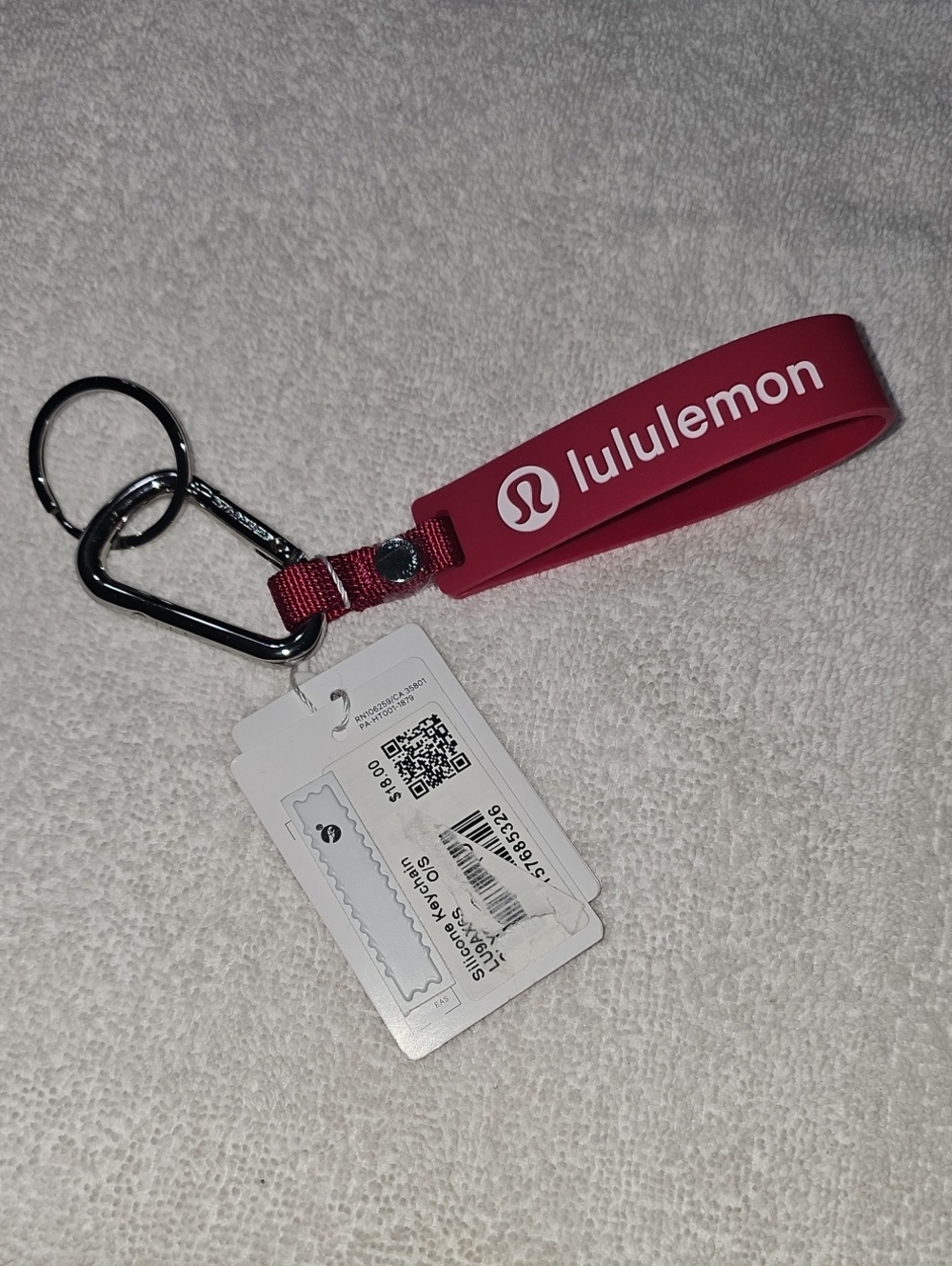 Lululemon Silicone Keychain! Nwts Calypso!!